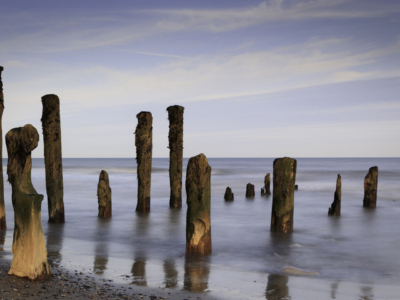 Commended - Spurn Point Groynes By Karen Morris