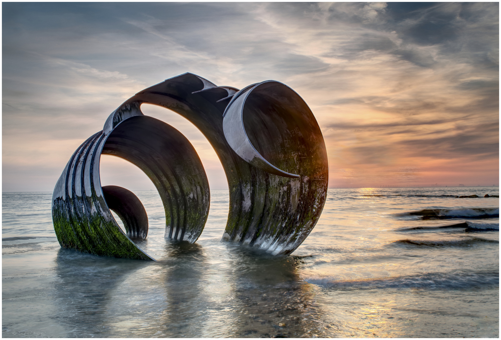 Mary's Shell At Sunset. by David Foreman