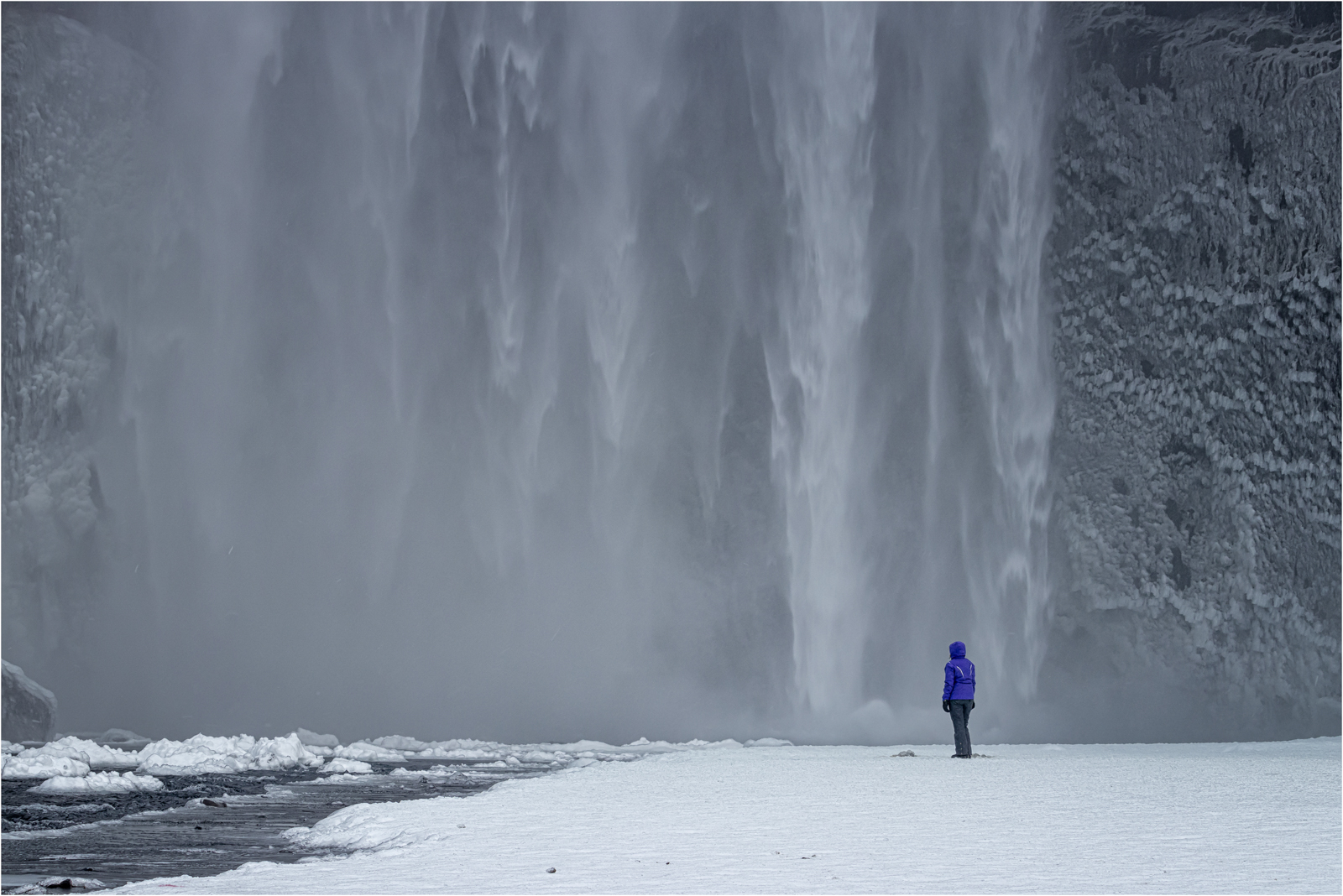 Commended in Colour Digital - Watching The Waterfall by Gordon Watson