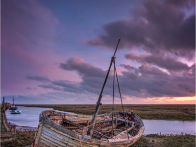 Thornham Old Boat by Gordon Watson