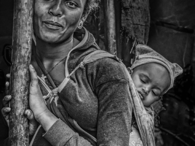 Ethiopian Mother And Child By Mary Kirkby