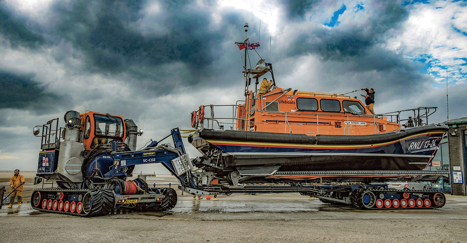 Spring Clean For St Annes Lifeboat by Peter Parnell