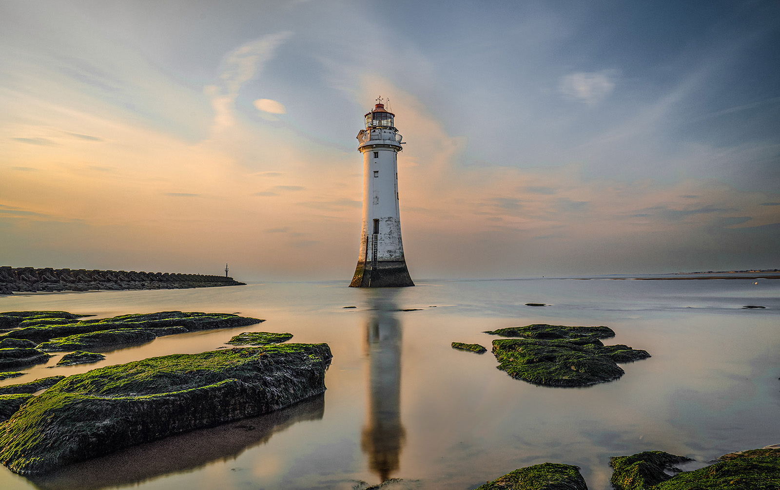 Late Afternoon Perch Rock by Margaret Keane