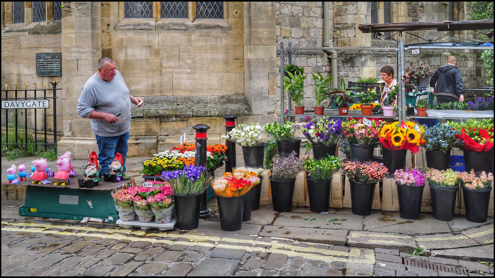 Setting Up His Stall by Peter Cotton