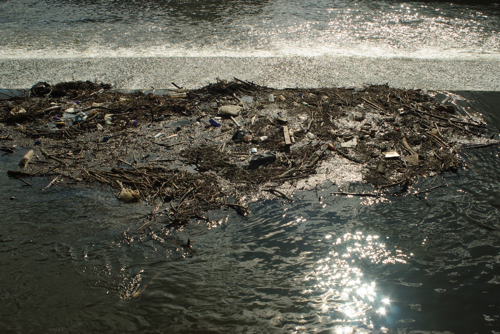 Weir Rubbish by Geoff Batchelor