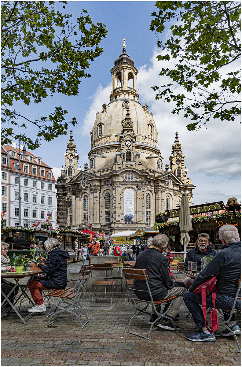 Market Day Dresden by John Walmsley