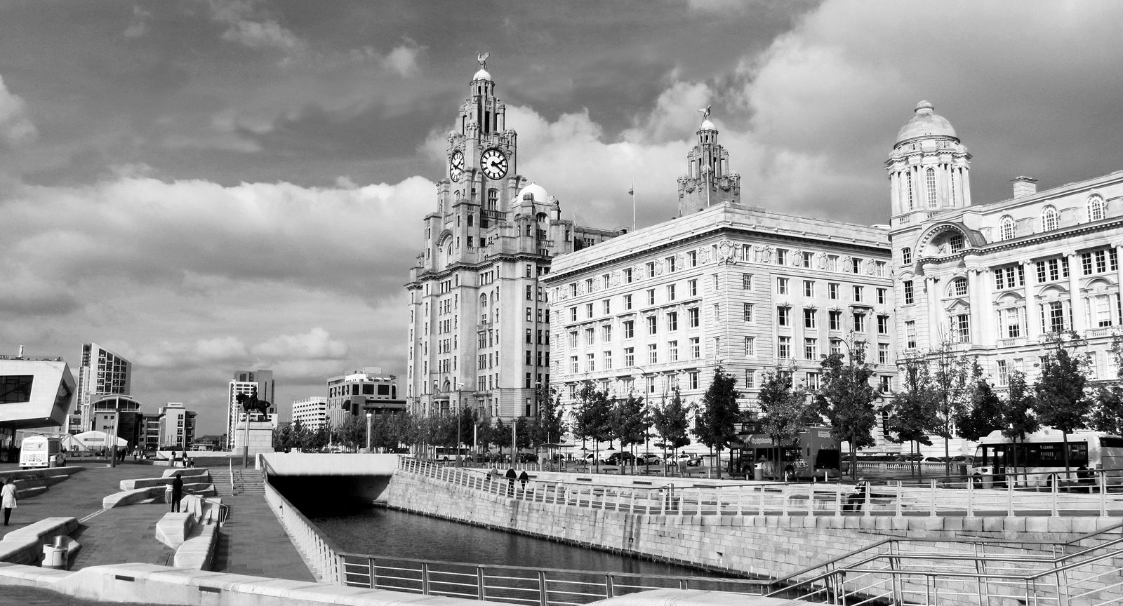 Liverpool Waterfront by Mary Woodland