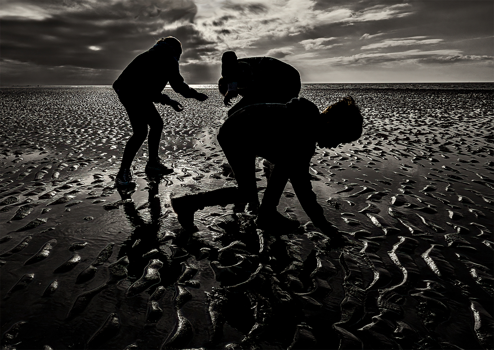 Searching In The Sand by Stuart Cahill