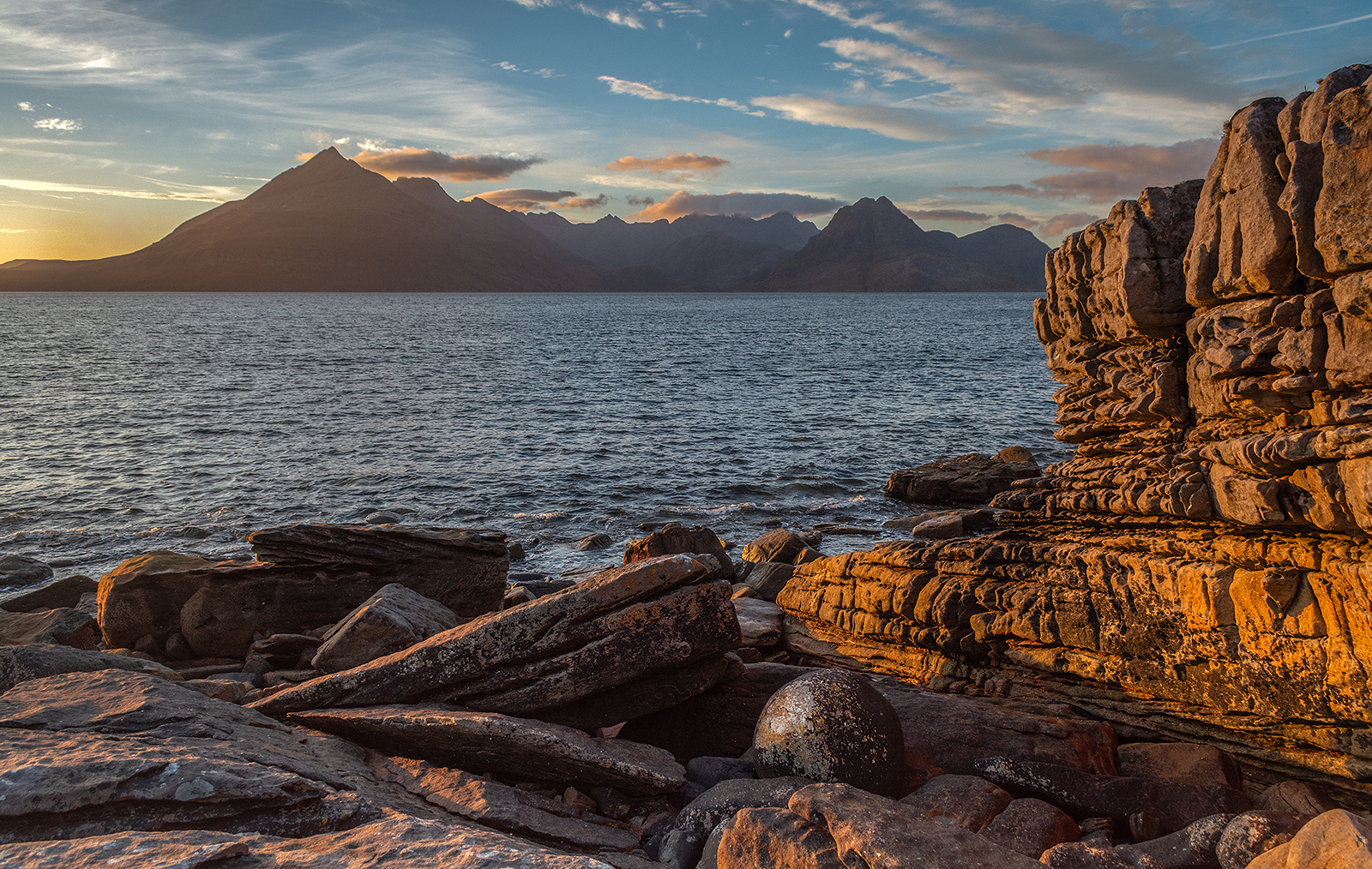 View Of The Black Cuillins From Elgol by Elaine Cook