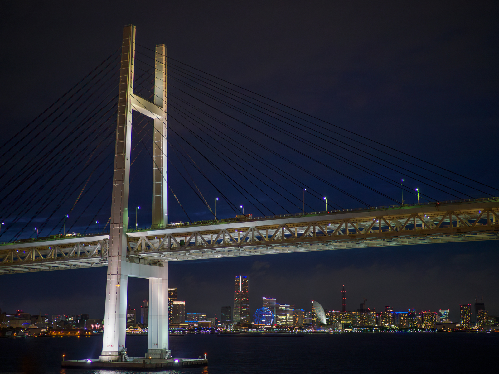 Yokohama Bay Bridge by Clive McDonald