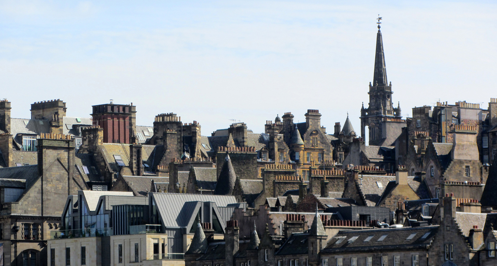 Edinburgh Skyline by Mary Woodland