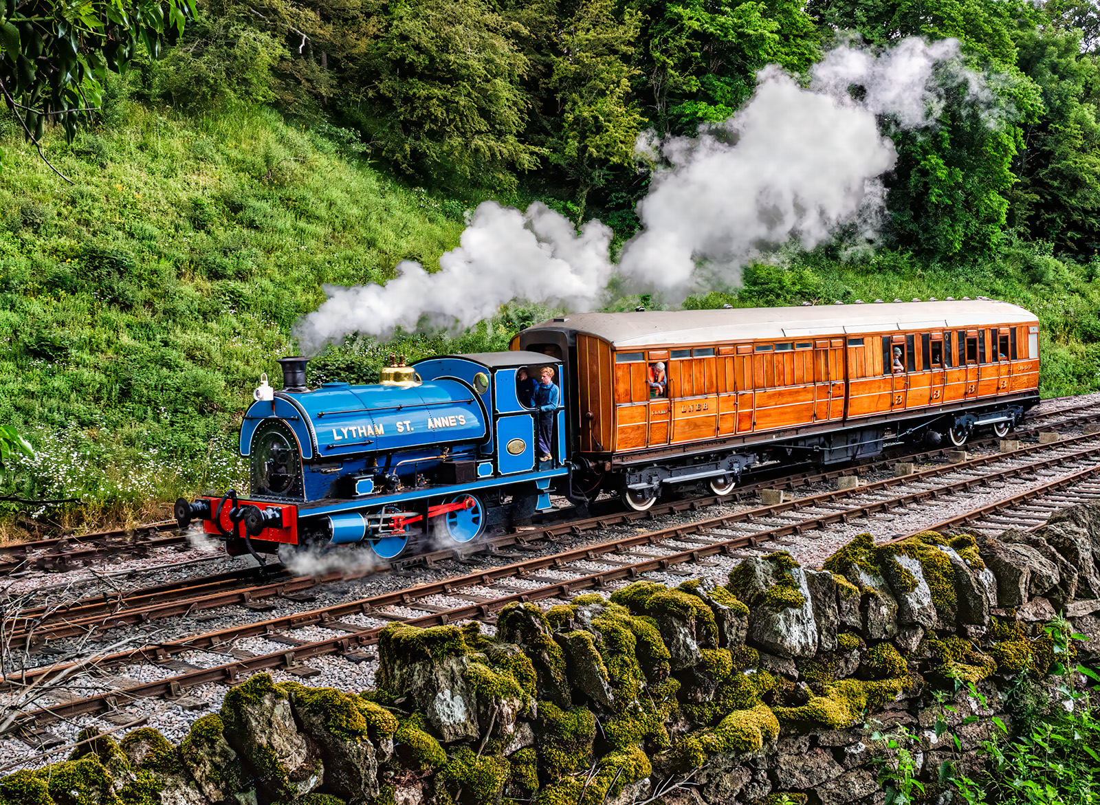 Lytham St Annes Under Steam by Mike Halstead