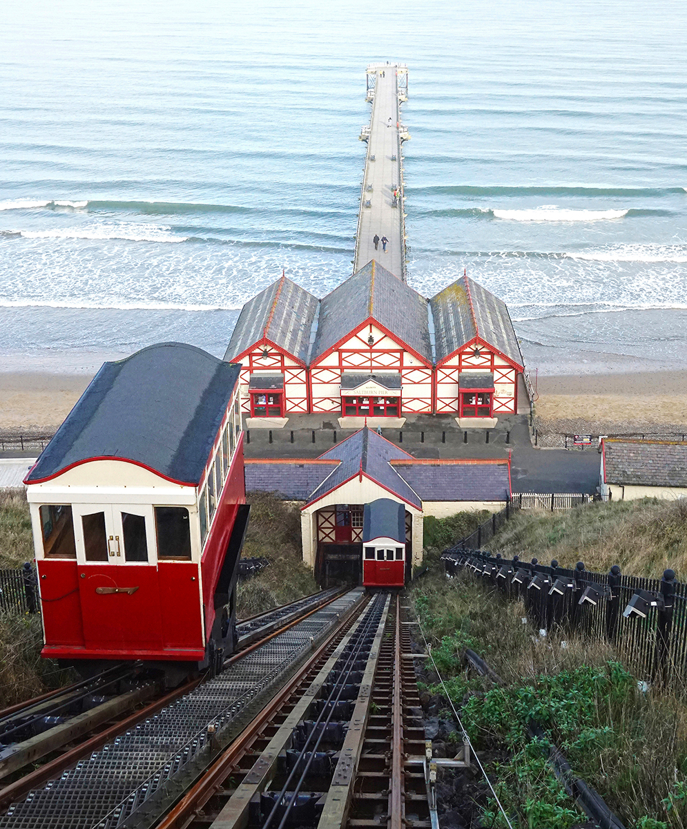 Saltburn Funicular by Marilyn Mulroy — Score: 16 pts