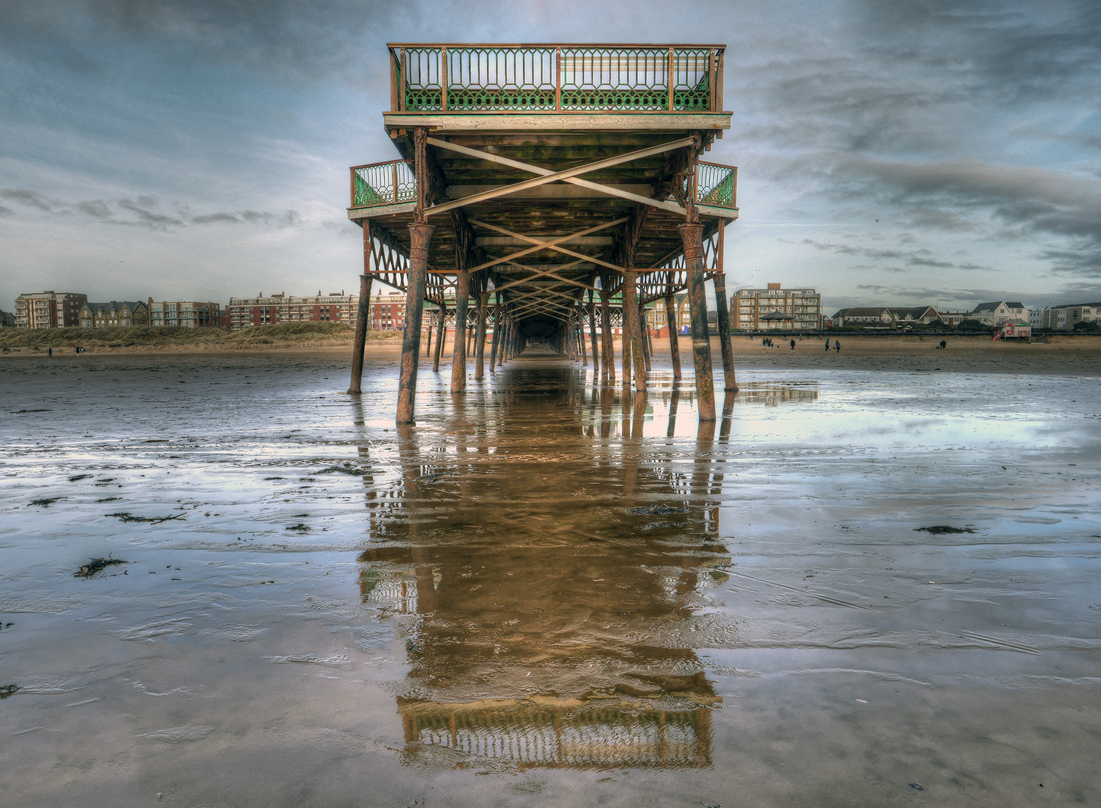 Under The Boardwalk - St Annes Pier by Stuart Cahill