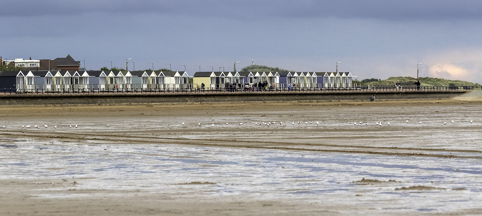 St Annes Beach Huts by Grant Douse