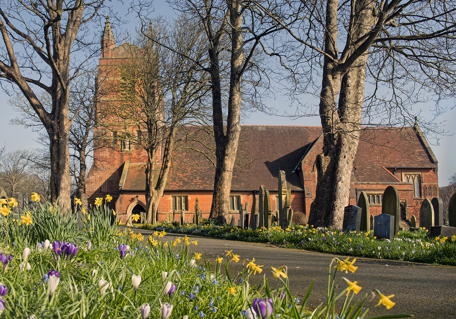 Springtime St Annes Parish Church by Brian Clark