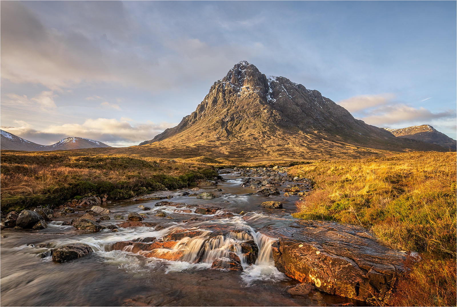 Morning Light On The Buachaille by Carol Watson