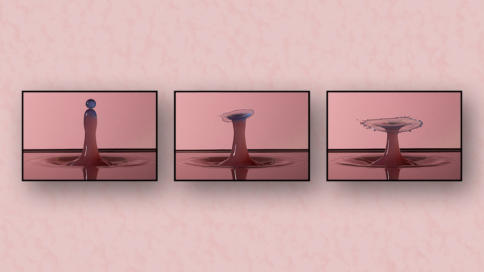 Waterdrop Triptych by Keith Orr — Score: 16 pts