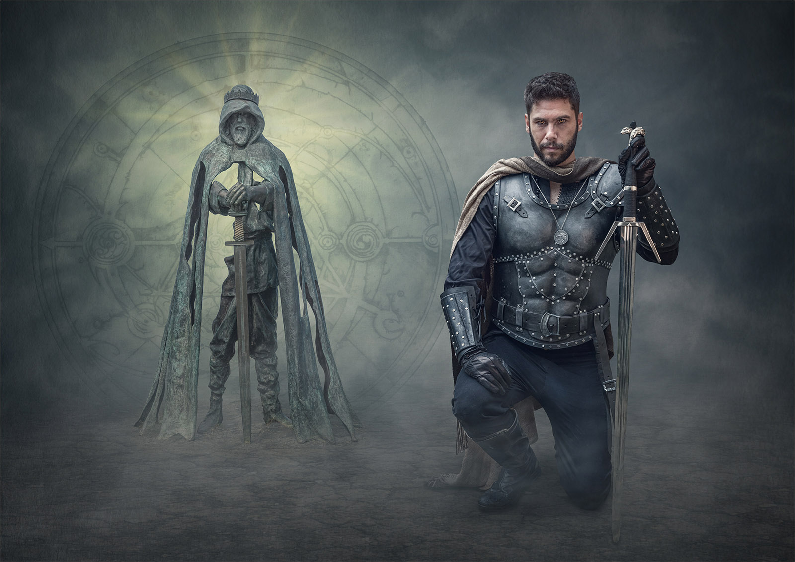 Commended in Colour Digital - Sir Gawain And The Green Knight by Carol Watson