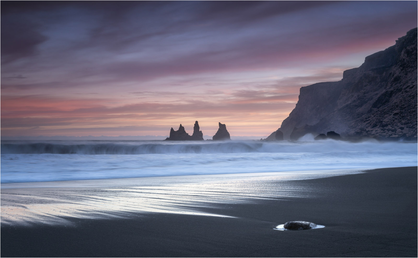 3rd Place in Scapes Digital - Black Beach Sunset by Gordon Watson