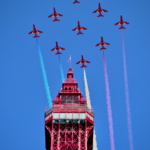 Red Arrows Top The Tower