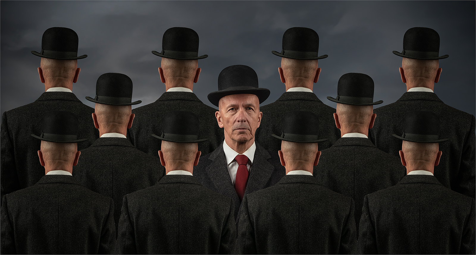 1st Place in Colour Digital - Men In Black by Carol Watson