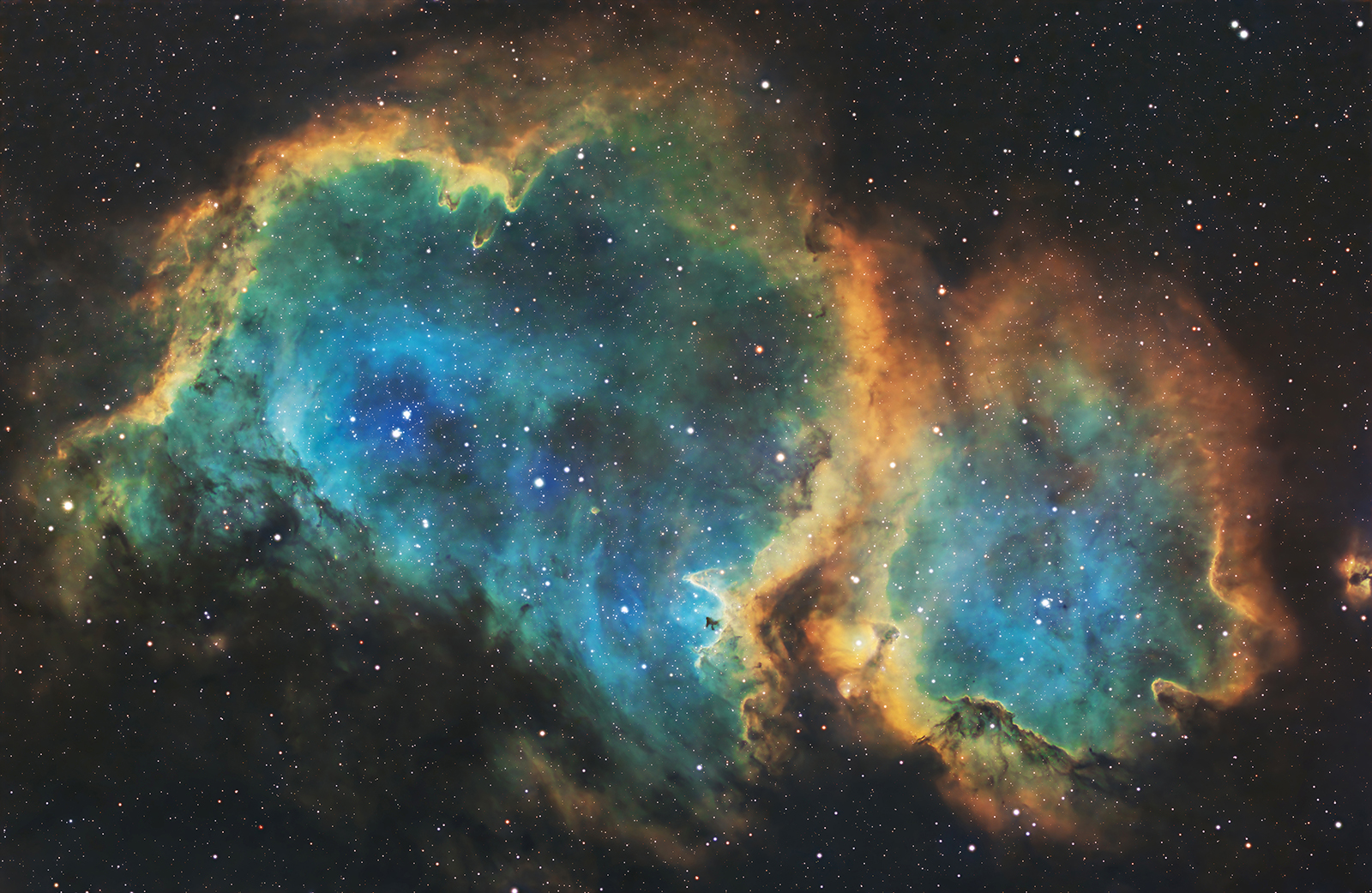 Highly Commended in Colour Print - The Soul Nebula by Gordon Watson