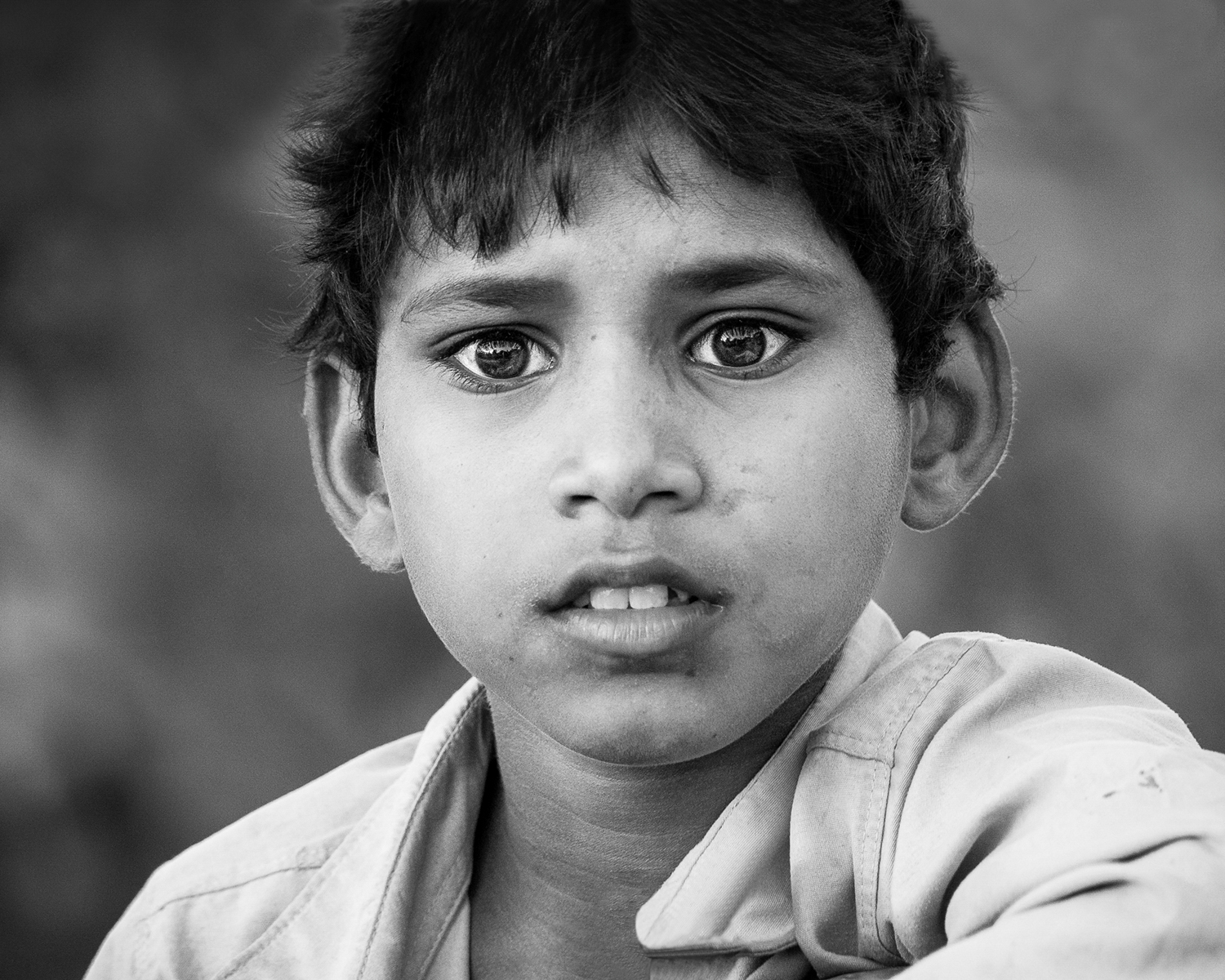 Commended in Mono Digital - Ranakpur Boy by Elaine Cook