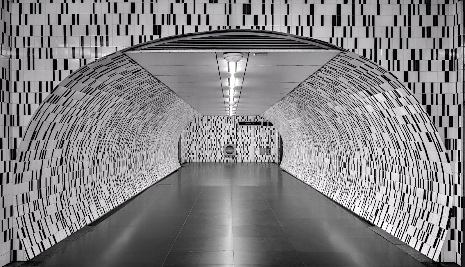 Commended in Mono Digital - Saldanha Metro Tunnel by Christine Round