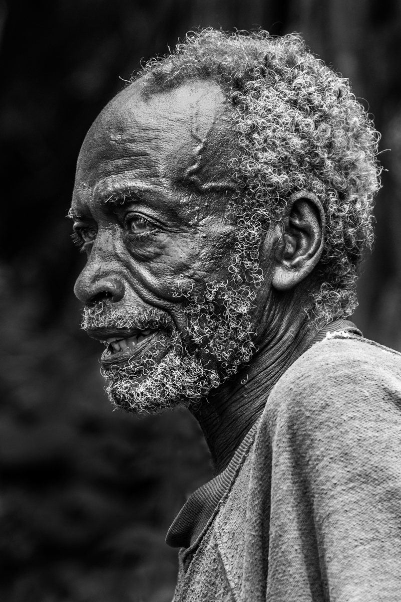 3rd Place in Mono Print - The Blind Man by Mary Kirkby
