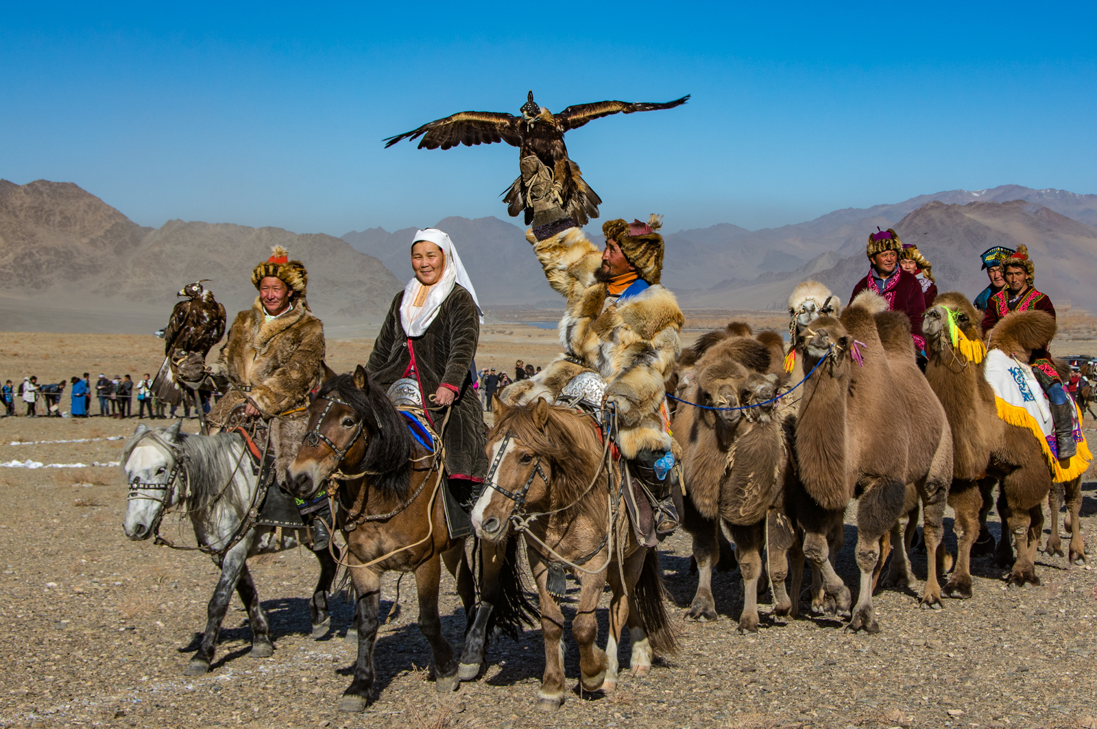 Highly Commended in People Print - Eagle Festival Parade by Mary Kirkby