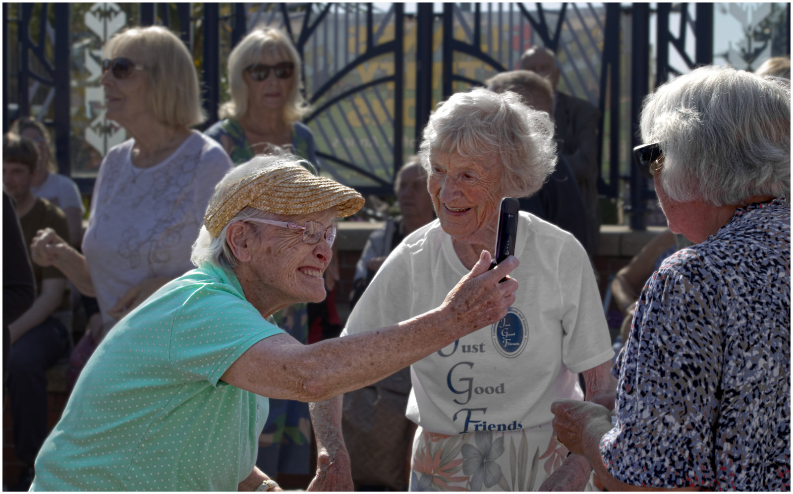 Commended in People Print - Good Times With Friends by Esther Parkinson