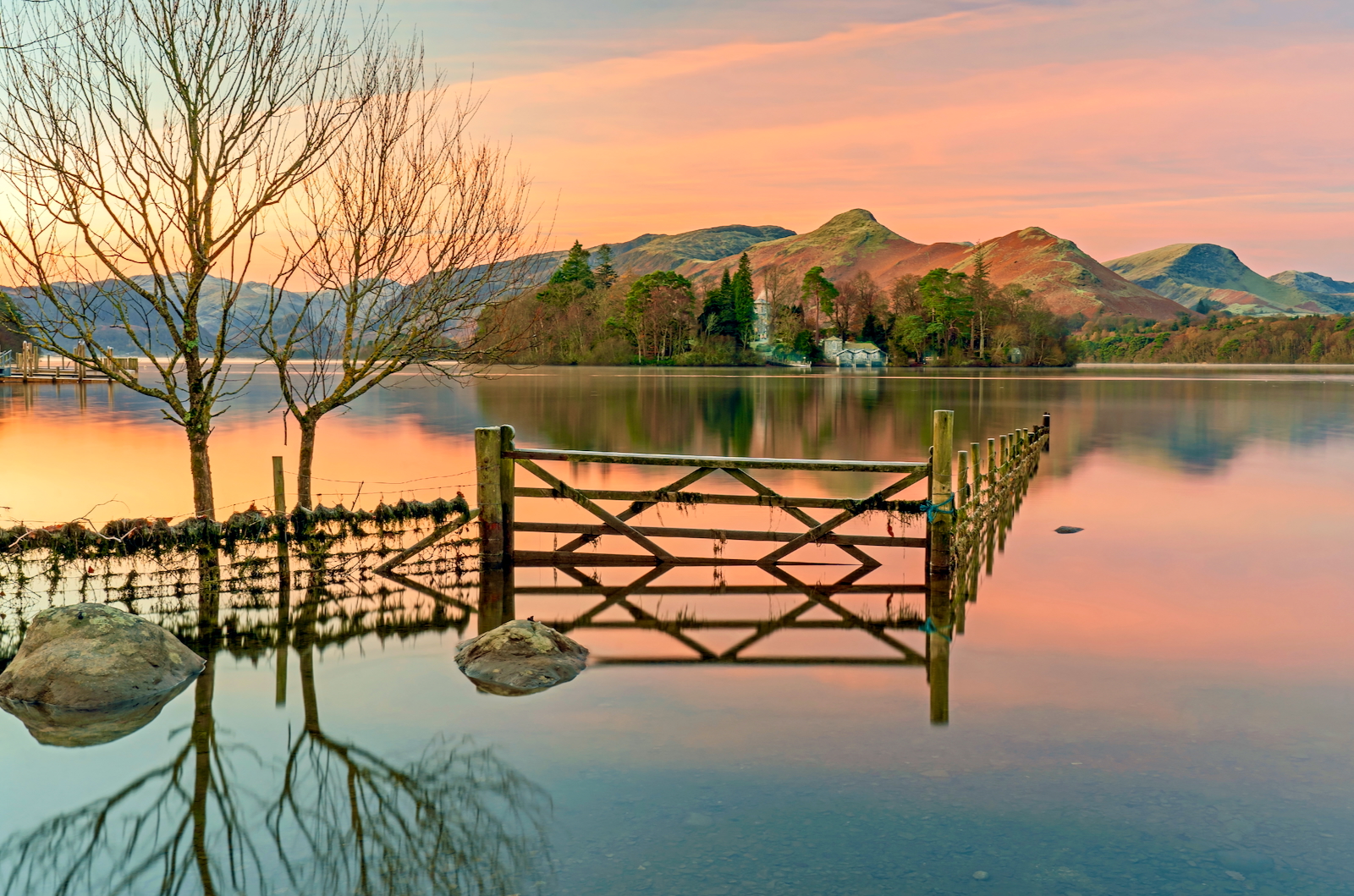 Commended in Scapes Digital - Gate - Crow Park Keswick by Chris Taylor