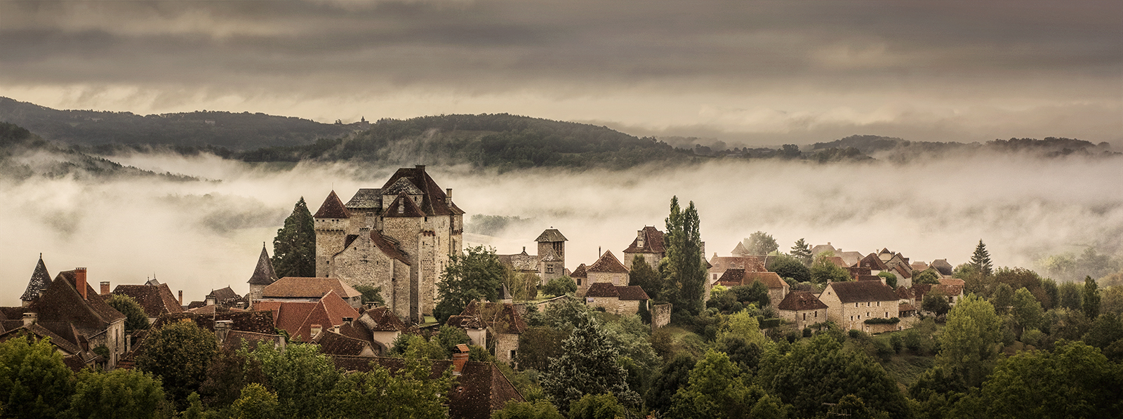 Commended in Scapes Print - Autumn Morning - Curemonte by Martin Christensen