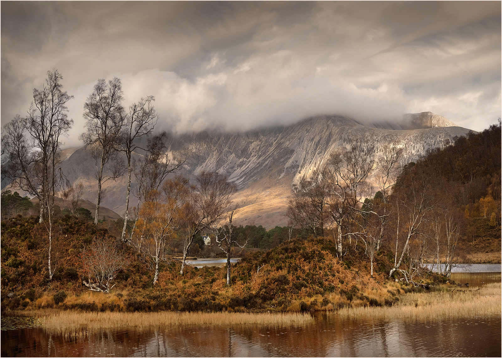 Commended in Scapes Print - Beinn Eighe From Loch Coulin Torridon by Mike Williamson