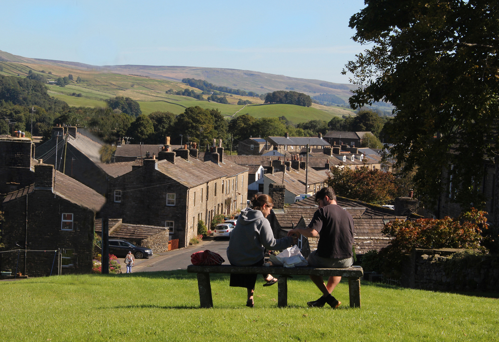 Overlooking Hawes by Mary Woodland