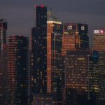 Canary Wharf Golden Hour