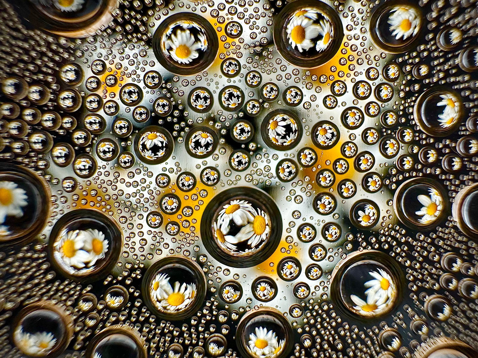 Daisy Drops by Peter Flegg — Score: 13 pts