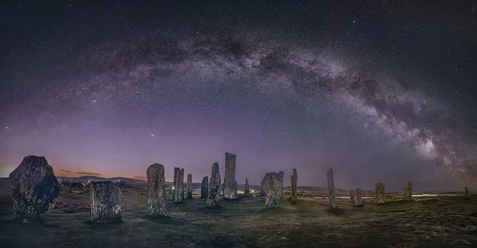 Milky Way Over Callanish by Gordon Watson — Score: 17 pts