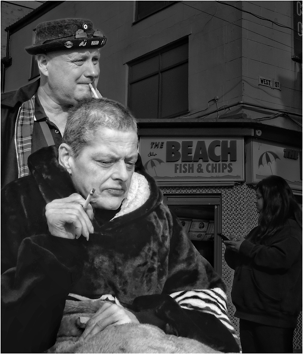 The Smokers by Peter Cotton — Score: 16 pts