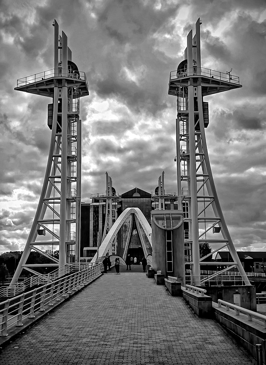 Bridge From Salford Quays by Dave Biggs — Score: 16 pts