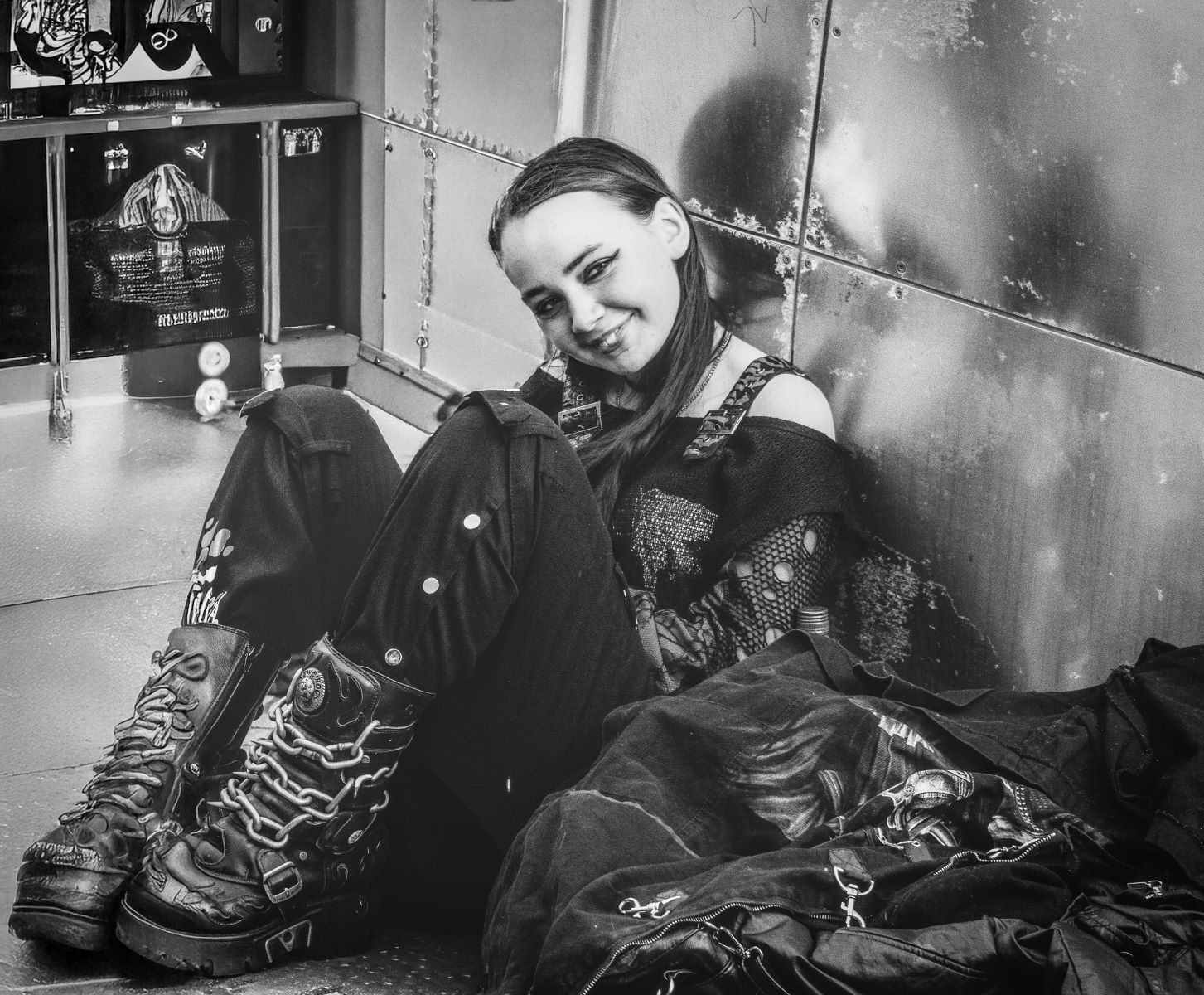 Sitting Punk by Steve Jackman