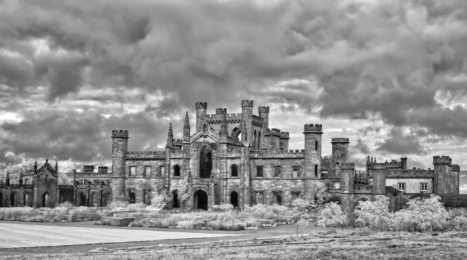 Lowther Castle by Mike Dorrington