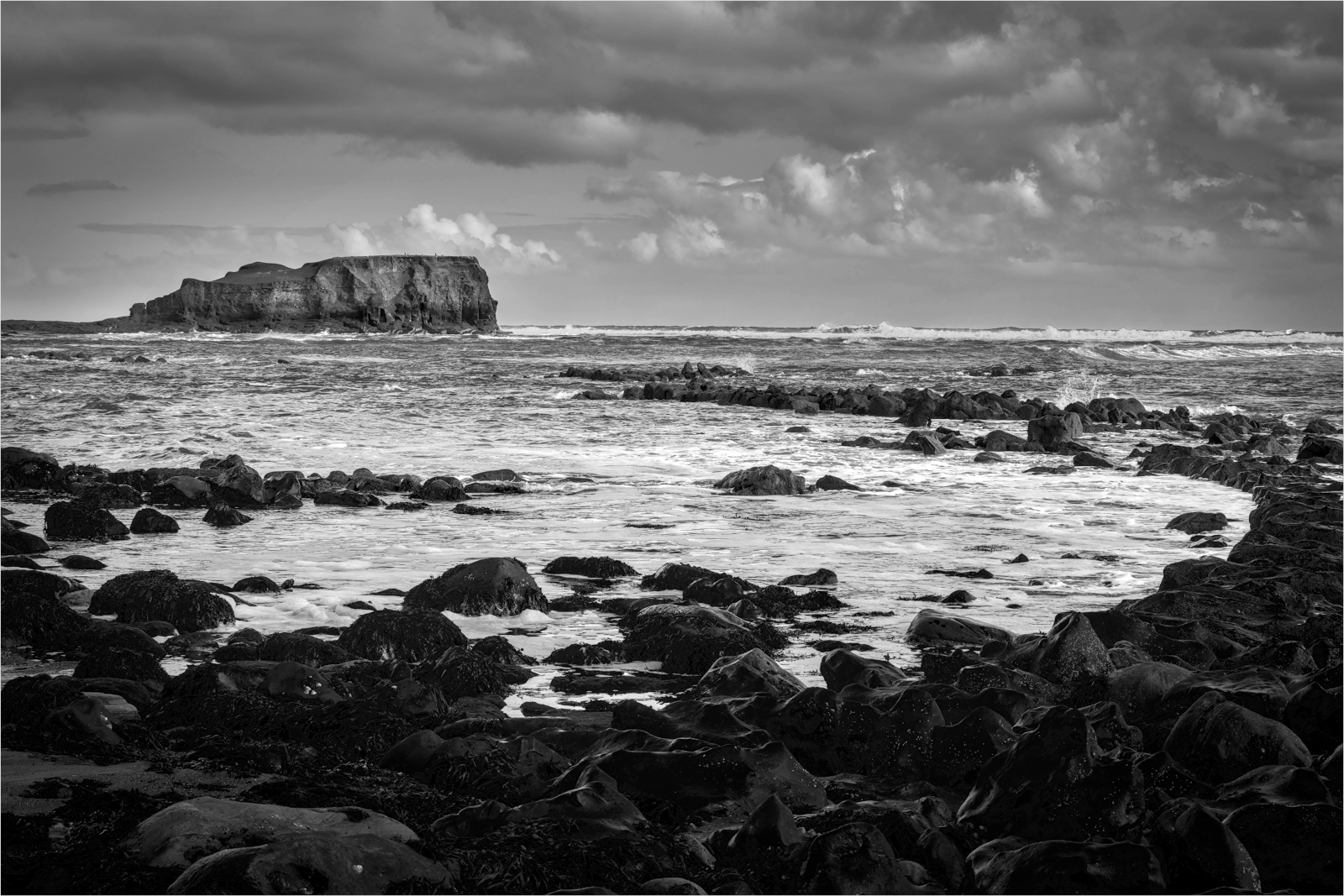 Saltwick Bay by Christine Round — Score: 17 pts