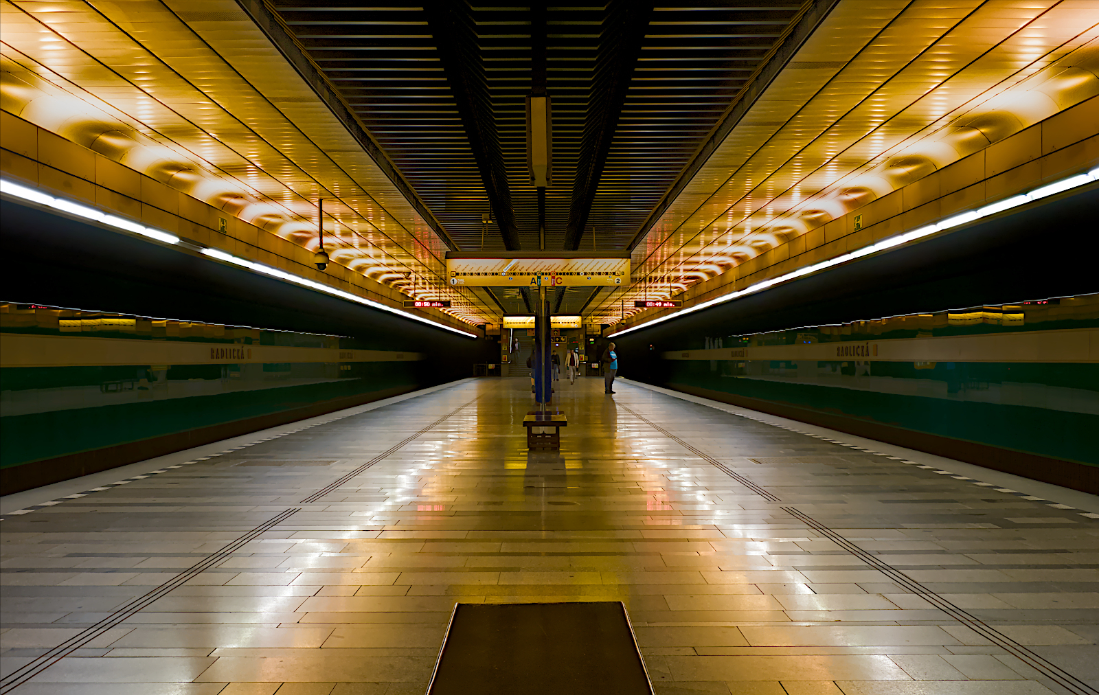 Radlicka Metro Station by Christine Round — Score: 18 pts