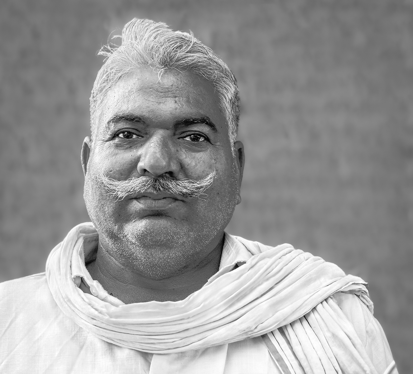 The Moustache Man Of Rajasthan by Elaine Cook — Score: 15 pts