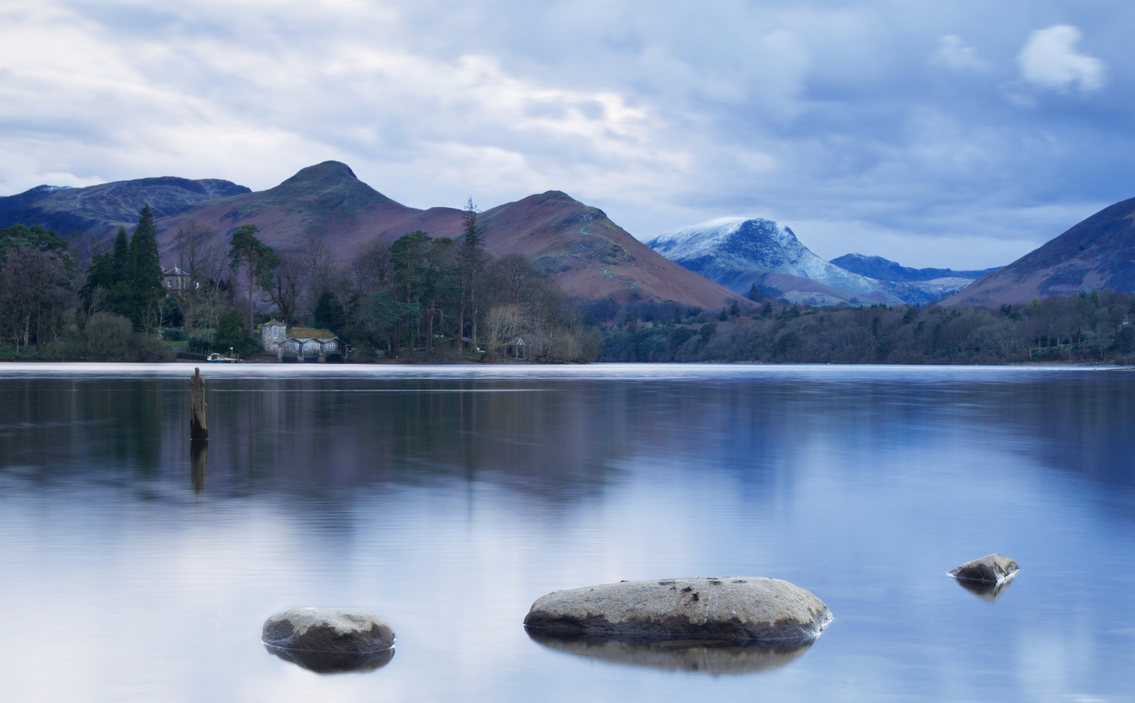 Derwentwater Evening by Joy Swarbrick — Score: 16 pts