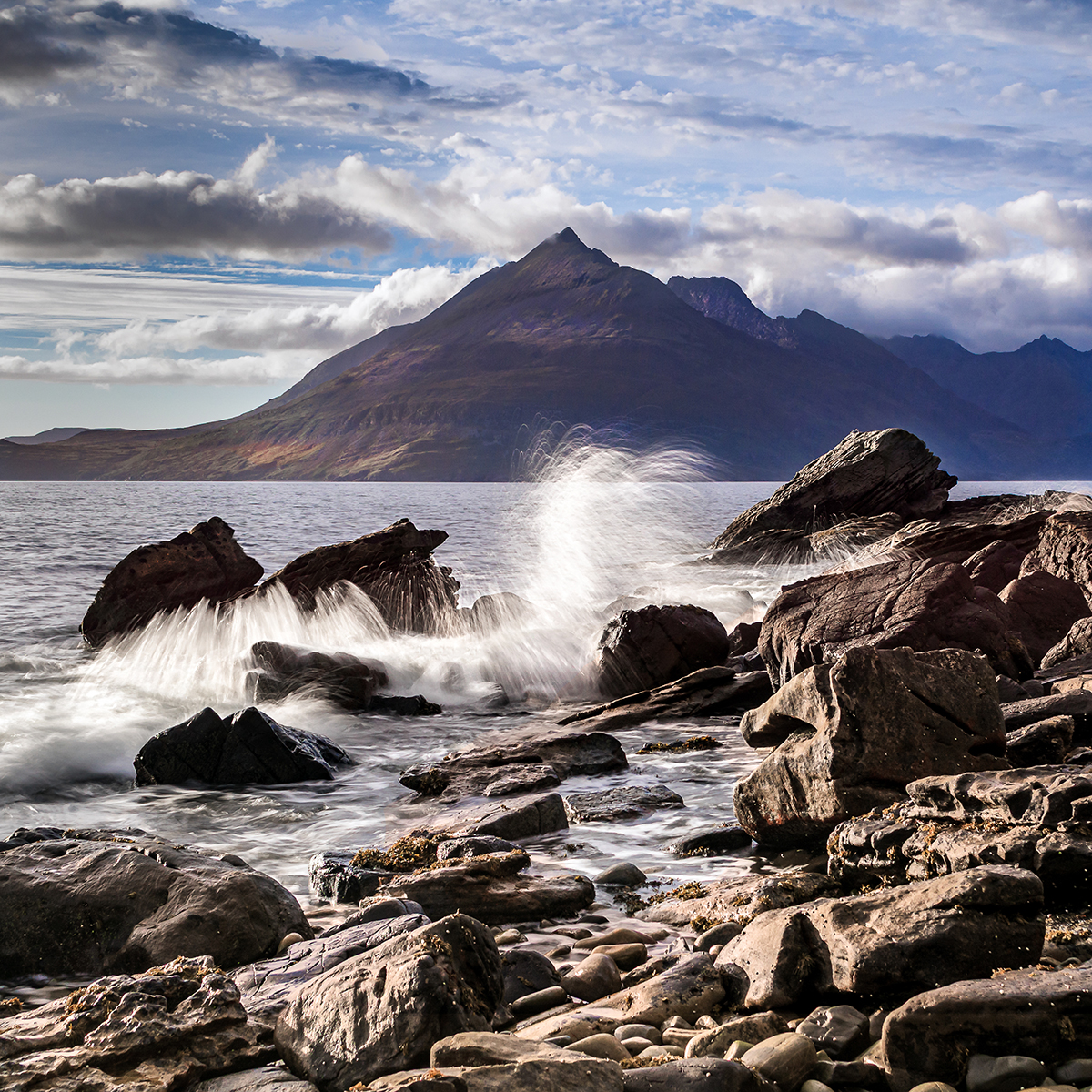 Impact At Elgol by Elaine Cook — Score: 20 pts