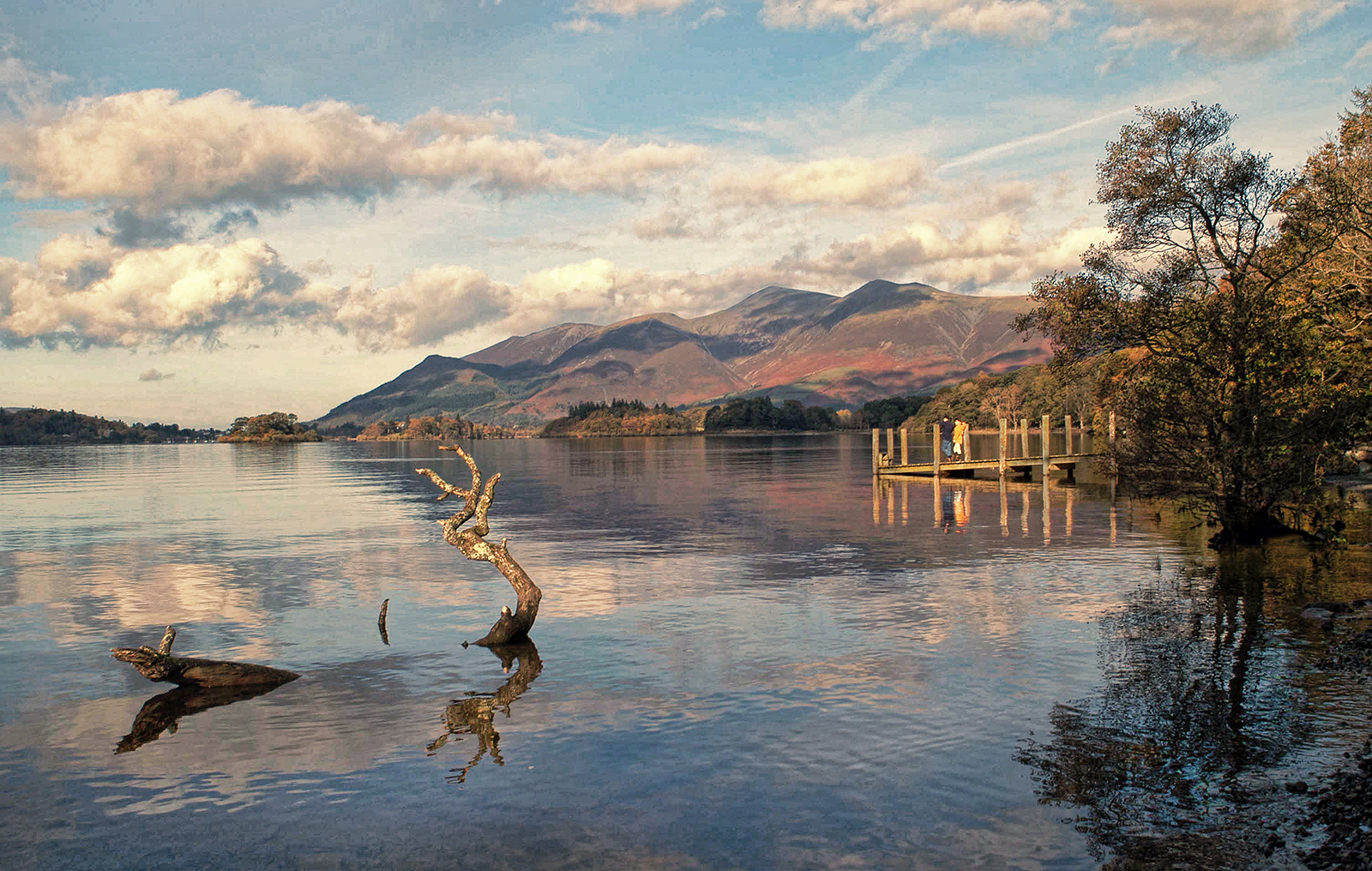 Autumn Sunshine Derwentwater by Brian Clark — Score: 17 pts