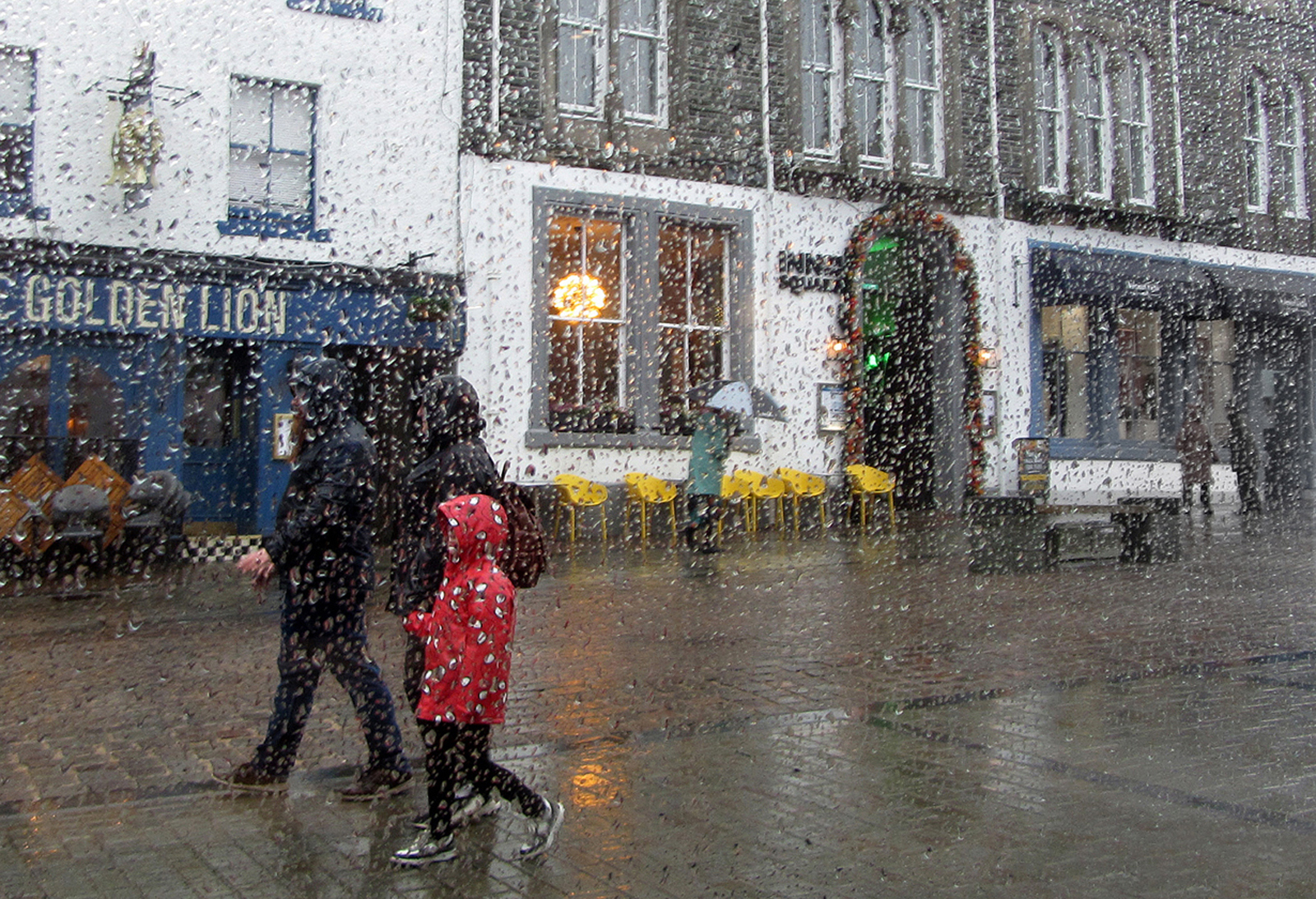 Keswick In The Rain by Mary Woodland — Score: 15 pts